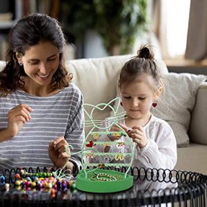 ERYTLLY Cat Earring Holder Organizer – Mint Green