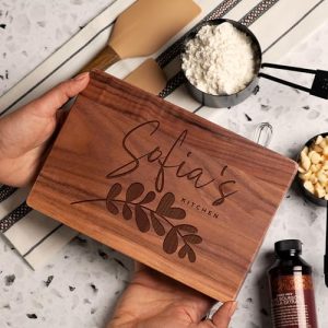 Personalized Cutting Board – 11 Designs, 5 Wood Styles