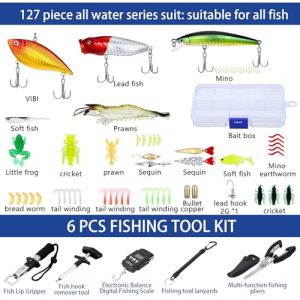 Sosation 482 Pcs Summer Fishing Gear Kit