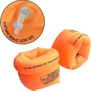 6 Pack Inflatable Swimming Arm Float Rings
