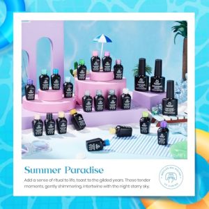 Beetles 20-Piece Gel Nail Polish Kit – Summer Manicure Gift