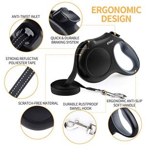 Fida Retractable Dog Leash: Tangle-Free 16 ft Walks