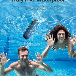 Portable Bluetooth Speaker with Flashing Lights