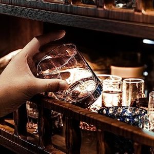 LUXU Premium 11 OZ Whiskey Glasses Set – 6 Tumblers