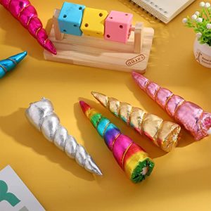 Glitter Unicorn Horn Headbands: DIY Party Fun