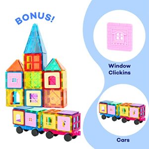 Anbalulu Magnetic Tiles: STEM Educational Gift for Kids