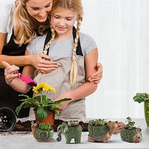 Ceramic Animal Succulent Pots – Set of 4