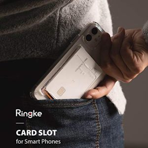 Ringke Slot Card Holder for Smartphones – Clear Mist (2 Pack)