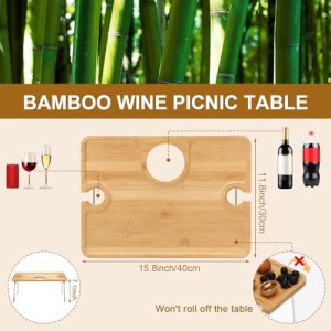 Picnic Basket with Foldable Wine Table Kit