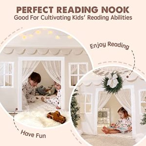 Tiny Land Play Tent with Padded Mat & LED Lights