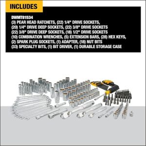 DEWALT 205-Piece Mechanics Tool Set: Perfect Gift