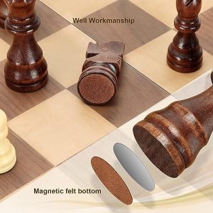 15-Inch Magnetic Chess Board Set: Classic Strategy Game