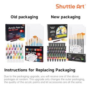 Shuttle Art 46 Pack Acrylic Paint Set