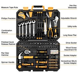 DEKOPRO 158-Piece Tool Set: Ideal Gift for DIYers