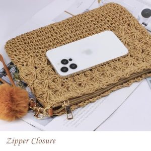 Summer Straw Crossbody Bags