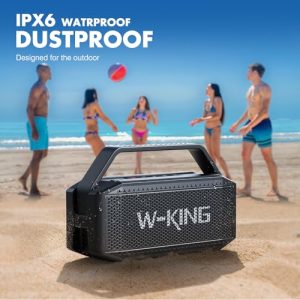 W-KING Bluetooth Speaker – 80W Peak IPX6 Waterproof