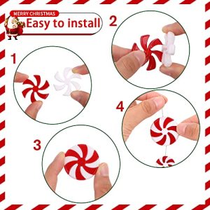 Christmas Candy Cane Ornaments: Festive Xmas Decor