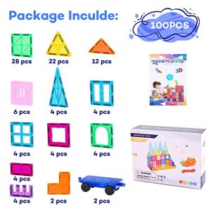 Anbalulu Magnetic Tiles: STEM Educational Gift for Kids