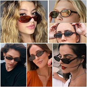 Polarized Retro Oval Sunglasses for Women Men