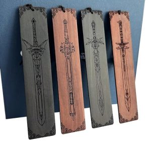 ZQZYMXQ Sword Bookmark Set