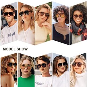 SOJOS Retro Aviator Sunglasses for Women Men