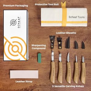 Schaaf Deluxe Wood Carving Kit - Complete Tool Set