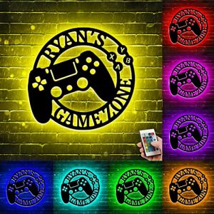 Personalized Gamer Name Neon Sign