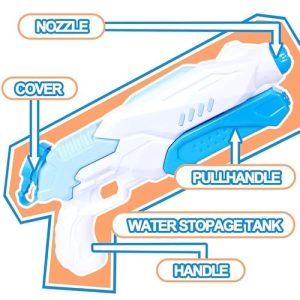 4 Pack Water Guns for Kids – Fun Outdoor Blasters