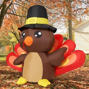 COMIN Thanksgiving Inflatable: Adorable Baby Turkey Decor