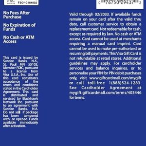 Visa $200 Gift Card: Perfect Gift for Any Occasion