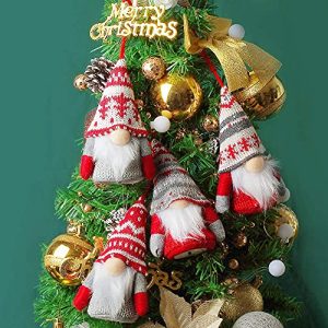 Baodlon Gnome Christmas Ornaments with LED Light