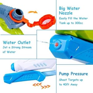 4 Pack Water Guns for Kids – Fun Outdoor Blasters