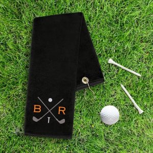 Lifetime Creations Personalized Golf Towel – Custom Embroidered