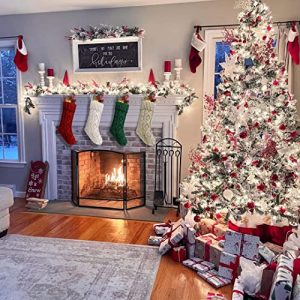 Fesciory Personalized Christmas Stockings – 4 Pack