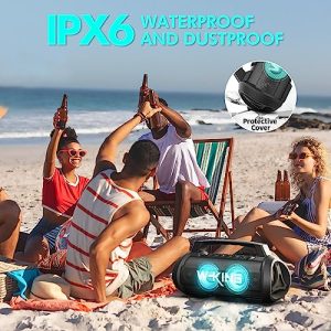 W-KING Portable Speaker – 120W Peak Bluetooth Speaker