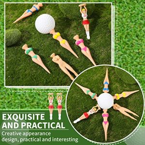 12 Pieces Funny Bikini Golf Tees – Colorful Plastic