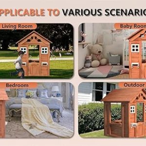 Outdoor Playhouse for Kids Ages 3-6 – Wooden Cottage