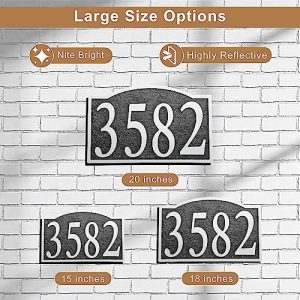 Custom Cast Metal Address Plaque Sign