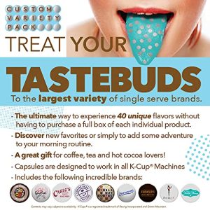 Coffee Pods Variety Pack: 40 Unique Cups