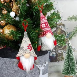 Baodlon Gnome Christmas Ornaments with LED Light