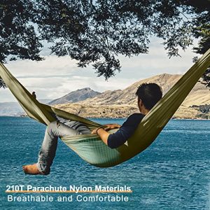 COVACURE Camping Hammock with Net: Lightweight Double Hammock