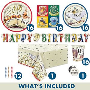 Harry Potter Birthday Party Kit: Magical Celebration Supplies