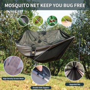 Camping Hammock with Net – Portable Lightweight Hammock