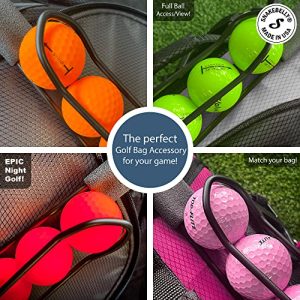 Pro Golf Ball Holder with Quick-Draw Release – Black