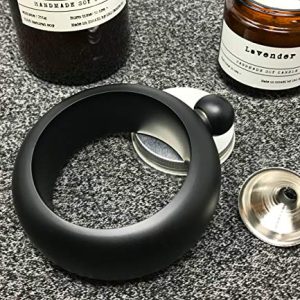 IDALIO Black Matte Bangle Bracelet Flask: Stylish Women’s Gift