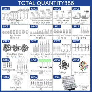 Sosation 482 Pcs Summer Fishing Gear Kit