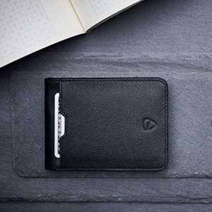 Vaultskin MANHATTAN Slim Minimalist Bifold Wallet – RFID Blocking