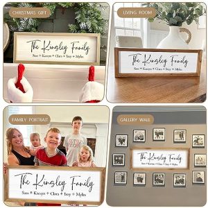 Personalized Wooden Family Name Sign