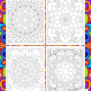 Mindful Patterns Coloring Book for Adults
