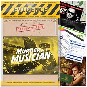 Cryptic Killers Unsolved Murder Mystery Game – Musician Murder